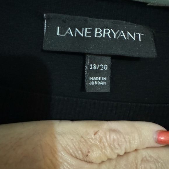 * ❤️PERFECT for FALL/WINTER LANE BRYANT BLACK SWEATER FLUTED SLEEVES 18/20 - Picture 7 of 7